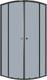 Миниатюра изображения товара Душевой уголок Niagara Eco NG-1007-14T 90x90x190 (черный/стекло тонированное)