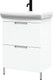 Миниатюра изображения товара Тумба под умывальник Belux Мадейра Н 55-02 (1, белый глянцевый)
