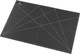 Миниатюра изображения товара Коврик для резки Малевичъ 195324 (черный/серый)