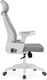 Миниатюра изображения товара Кресло офисное Woodville Flok (серый/белый)