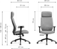 Миниатюра изображения товара Кресло офисное Woodville Rover (серый)