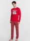 Миниатюра изображения товара Комплект домашней одежды Mark Formelle 591023 (р.104-94-182/188, красный/красная клетка)