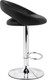 Миниатюра изображения товара Стул барный Woodville Oazis (черный/хром)
