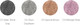 Миниатюра изображения товара Подводка для глаз жидкая Monic Beauty Glam&Glow! тон 01 Glitter Stone Grey