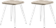 Миниатюра изображения товара Набор табуретов Памир Атлант F06 (2шт, светло-бежевый/белая опора)