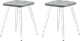 Миниатюра изображения товара Набор табуретов Памир Атлант F80 (2шт, серый минт/белая опора)