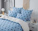 Миниатюра изображения товара Комплект постельного белья Sofi de Marko Росси 2x / 2х-5418 (голубой)