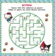 Миниатюра изображения товара Развивающая книга АСТ Hello Kitty and Friends. Веселые игры. С наклейками (9785171709501)