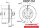Миниатюра изображения товара Тормозной диск Dynamatrix-Korea DBD1668