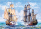 Миниатюра изображения товара Пазл Три совы Морской бой / ПК1000_54685 (1000эл)