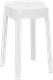 Миниатюра изображения товара Табурет пластиковый Woodville Bovel (белый)