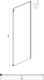 Миниатюра изображения товара Душевая стенка Ambassador Benefit 110x200 / 110HX