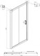 Миниатюра изображения товара Душевая дверь Ambassador Forsa 120x200 / 17021118AX