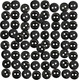 Миниатюра изображения товара Набор пуговиц Sentex P-A1401 11.5/2 (100шт, черный)