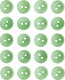 Миниатюра изображения товара Набор пуговиц Sentex P-001-11.5/2 (20шт, салатовый)