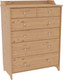 Миниатюра изображения товара Комод ММЦ Вествик 6 (браун)