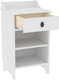 Миниатюра изображения товара Прикроватная тумба ММЦ Вествик (белый лак)