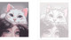 Миниатюра изображения товара Картина по номерам Феникс+ Кошачьи нежности / 67953