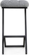 Миниатюра изображения товара Табурет барный Woodville Амаури полубарный (графит/черный матовый)