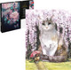 Миниатюра изображения товара Картина по номерам Феникс+ Кот в сакуре / 67932