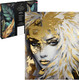 Миниатюра изображения товара Картина по номерам Феникс+ Девушка в перьях / 67980