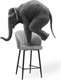 Миниатюра изображения товара Стул барный Woodville Бэнбу полубарный (Velutto 05/черный)