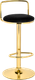 Миниатюра изображения товара Стул барный Woodville Lusia полубарный (черный/золотой)