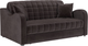 Миниатюра изображения товара Диван Mebel-Ars Аккордеон Барон №4 НПБ 155x200 (бархат шоколадный Star Velvet 60 Coffee)