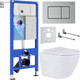 Миниатюра изображения товара Инсталляция с унитазом подвесным Roxen StounFix Dual Fresh 968418