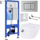 Миниатюра изображения товара Унитаз подвесной с инсталляцией Roxen StounFix Dual Fresh 968424