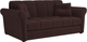 Миниатюра изображения товара Диван Mebel-Ars Аккордеон Гранд НПБ 140x200 (велюр шоколадный НВ-178/16)