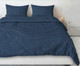 Миниатюра изображения товара Комплект постельного белья Бояртекс Креп-Жатка №19-4118 Темный деним 2сп с европростыней