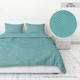 Миниатюра изображения товара Комплект постельного белья Бояртекс Креп-Жатка №16-5114 Бирюза Евро-стандарт