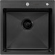 Миниатюра изображения товара Мойка кухонная Arfeka Eco AR 50x50 (Black PVD Nano Decor Volcanic Rock)