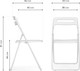 Миниатюра изображения товара Стул складной Woodville Fold (белый)