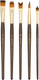 Миниатюра изображения товара Набор кистей Малевичъ Claude / 754924 (5шт, фигурные)