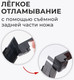 Миниатюра изображения товара Нож канцелярский Малевичъ С двумя сменными лезвиями / 195308