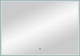 Миниатюра изображения товара Зеркало Континент Frame Black LED 100x70 (с бесконтактным сенсором)