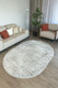 Миниатюра изображения товара Ковер Radjab Carpet Беллуччи Овал HL 708 / 11828RK (2.4x3.4, Cream)