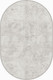Миниатюра изображения товара Ковер Radjab Carpet Беллуччи Овал HL 616 / 12723RK (1.6x3, Grey)