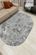Миниатюра изображения товара Ковер Radjab Carpet Беллуччи Овал NP 292 / 12724RK (1.6x3, Grey)