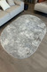 Миниатюра изображения товара Коврик Radjab Carpet Беллуччи Овал NP 292 / 11774RK (0.8x1.5, Vizon)