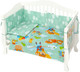 Миниатюра изображения товара Комплект постельный для малышей АртПостель Улетные мишки