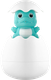 Миниатюра изображения товара Игрушка для ванной ROXY-KIDS Яйцо-лейка. Динозавр 2в1 / REGG-001 (голубой)