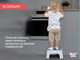 Миниатюра изображения товара Табурет-подставка ROXY-KIDS RPD-011W (белый)