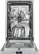 Миниатюра изображения товара Посудомоечная машина MEFERI MDW4562 Light