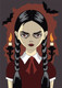 Миниатюра изображения товара Набор алмазной вышивки Школа талантов Мрачная девочка / 9621491