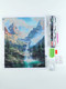 Миниатюра изображения товара Набор алмазной вышивки Школа талантов Озеро в горах / 10656181