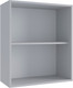 Миниатюра изображения товара Шкаф навесной для кухни ДСВ П 600 Ройс (серый эмалит)