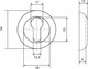 Миниатюра изображения товара Накладка на цилиндр Basara ET 0701 SN/CP (сатин/хром)